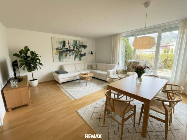 Obsteig: Wohnen, wo andere Urlaub machen 3 Zimmer Gartenwohnung inkl. Tiefgaragenabstellplatz
