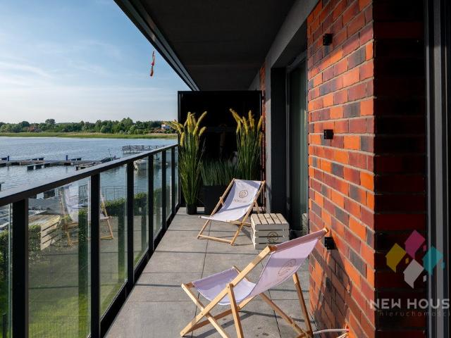 Luksusowy apartament nad jeziorem z dostępem do plaży