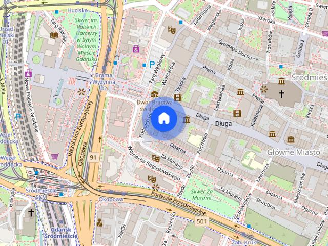 Ogromny 4 pokojowy apartament w centrum Gdansk Srodmiescie HIT