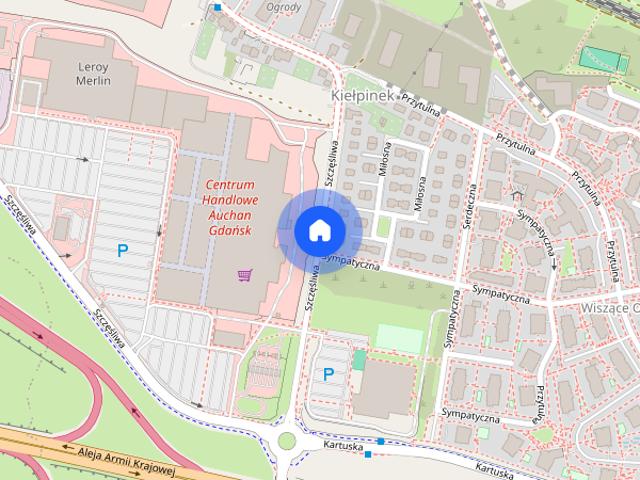 od zaraz, blisko PKM Kiełpinek, blisko obwodnicy