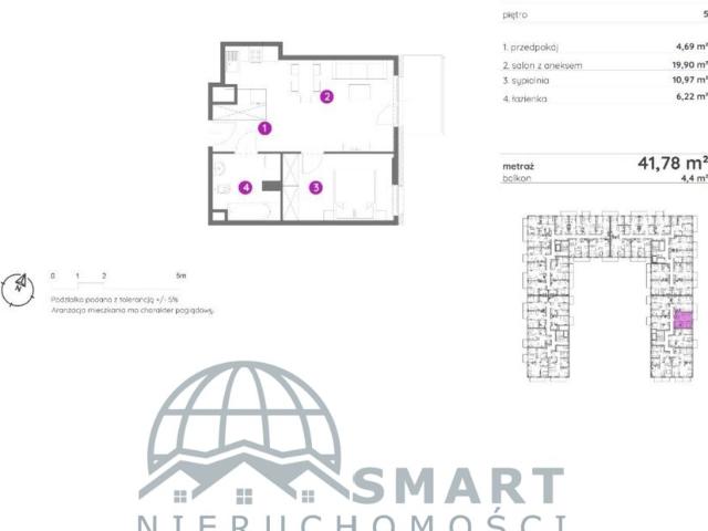 Na sprzedaż nowoczesne 2 pokojowe mieszkanie z pakietem smart home