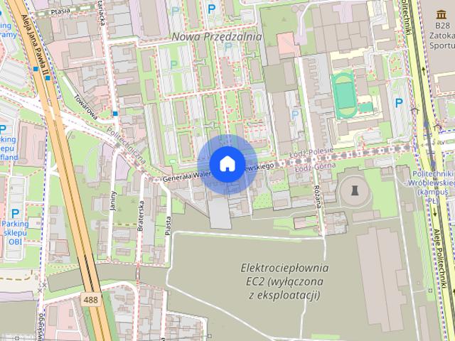 Łódź M2 ul. Wróblewskiego 54 kawalerka 19 m2