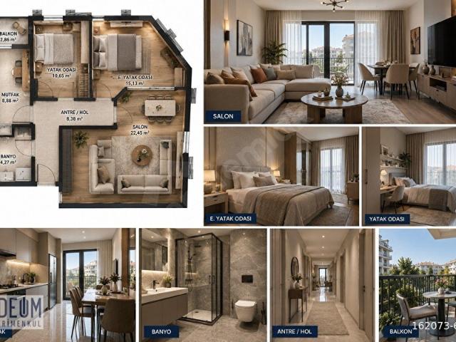 ODEUM GAYRİMENKULMBAĞLARBAŞI MAH'DE 3+1 SATILIK DAİRE