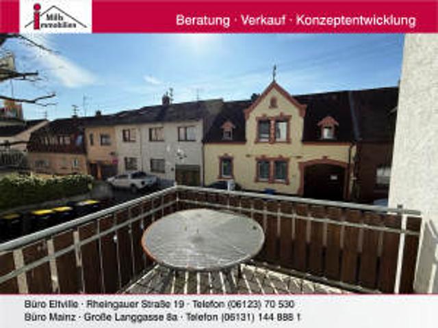 Oestrich Winkel: Schöne Erdgeschosswohnung mit Balkon ideal als Kapitalanlage oder zur Selbstnutzung