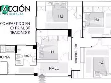 Barato Habitación en Prim Kalea, Ibaiondo