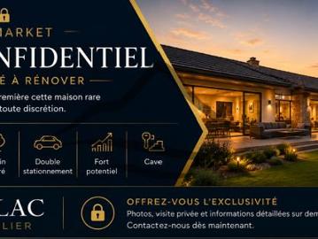 OFF MARKET MAISON À RÉNOVER AU COEUR DE VALLEIRY