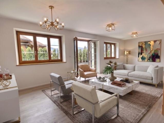 Off market neue 5 Zimmer Wohnung zum Verkauf in Château d'Oex