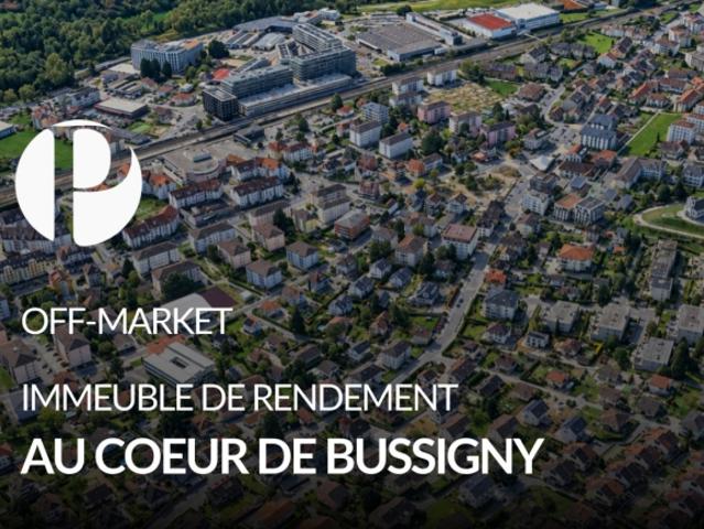 OFF MARKET Investitionsimmobilie im Herzen von Bussigny