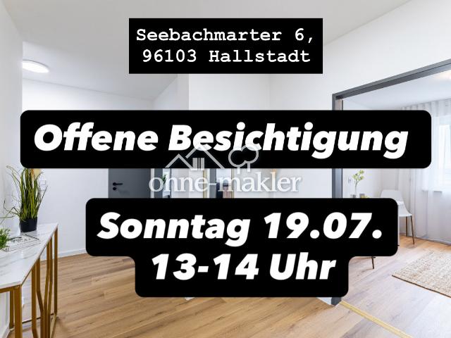 Offene Besichtigung. Sonntag 13 14 Uhr. Freie renovierte Wohnung mit Balkon, Domblick und Garage