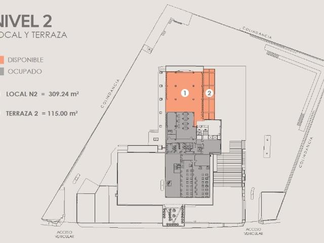 Oficina en renta N2 ? 424m? totales con terraza privada y acceso directo desde elevador en Av. Lomas Verdes