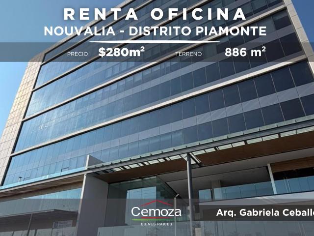 Oficina en renta Nouvalia, Distrito Piamonte
