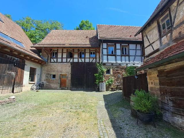 Ökologisches Wohnen mit Atelier & Naturgarten: Saniertes Wohnhaus in Menzingen zu verkaufen!