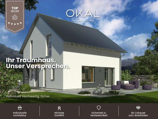 OKAL DAS einzugsfertige EINFAMILIENHAUS MIT OFFENER ARCHITEKTUR inkl. GRUNDSTÜCK!