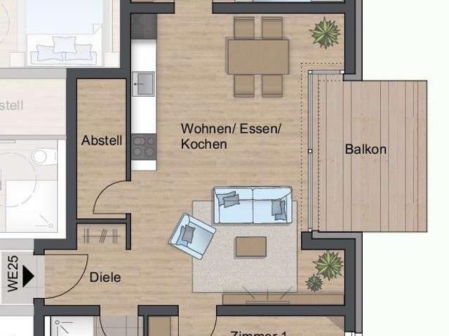 Oktoberaktion + € 2500 Küchengutschein extra! Neubau Dreizimmer mit Terrasse Aufzug im 2. OG