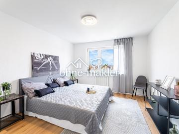 Ohne Makler: Sofort freie renovierte Wohnung mit Balkon, Domblick und Garage. 5% Rendite möglich