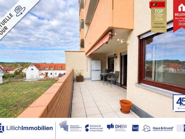 Ohne Käuferprovision: Zwischen Ruhe und Wohnkomfort – 3,5 Zimmer mit großem Balkon und TG Stellplatz