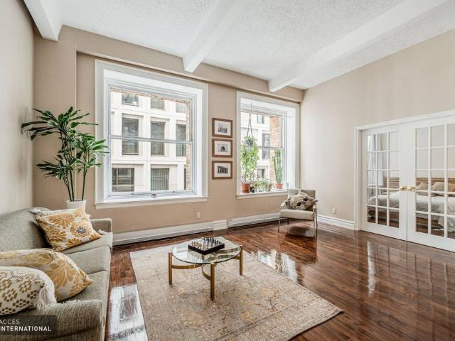 Old Montréal apartment rental Splendid furnished apartment for rent