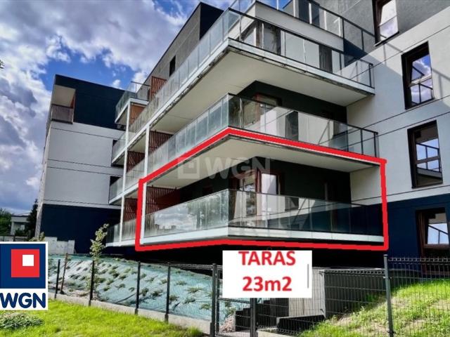 Nowy 2 pokojowy apartament z tarasem nad jeziorem polecam!