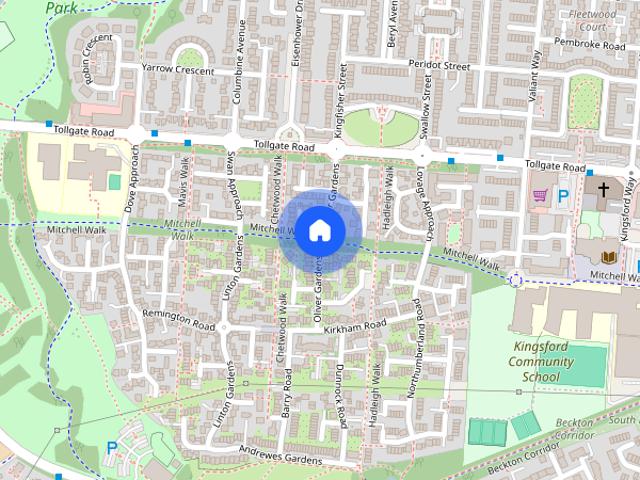 Oliver Gardens, Beckton, Newham, London