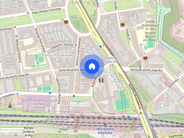 Żoliborz*Zajączka*2 pok.*48 m*metro Dw. Gdański