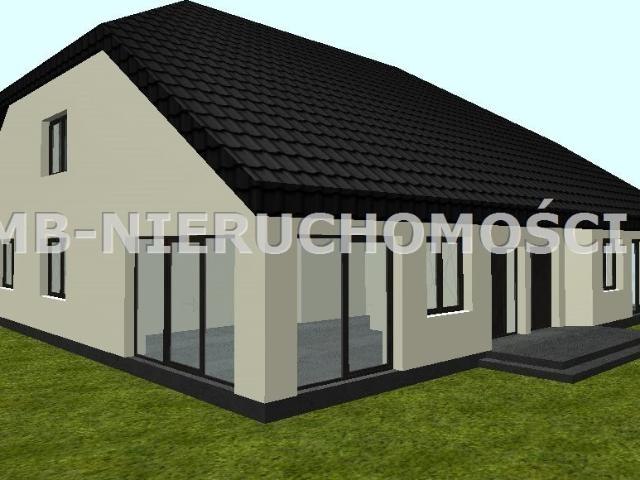 Dom pasywny z poddaszem, ogrzewanie podłogowe, PV