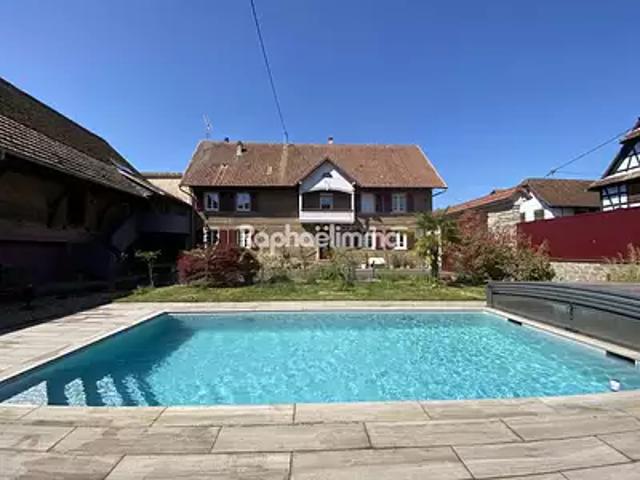 Olwisheim 67170 Achat / Vente maison 12 pièces t12 piscine terrasse