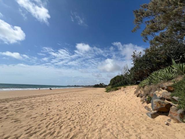 ON THE BEACH. !