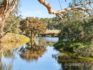 300 Metre Swan River Frontage, Two Homes on a Parkland 8 Acres