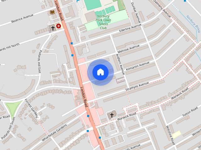 One bed apartment in shared house to Let in Norbury