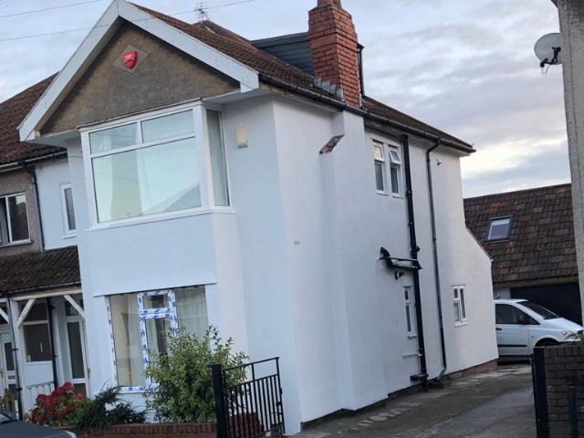 One bed rear ground floor flat