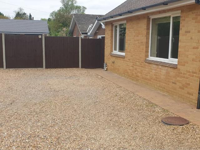 One bedroom, bathroom, kitchen and living room in secure gated grounds