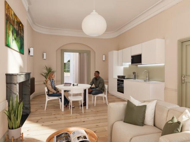 One Bedroom Premium B Flat to let at Goodenough College, Mecklenburgh Square, Russell Square, London, WC1N 2AB | Accommodation for Students