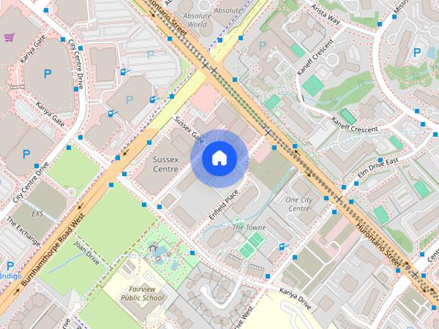 One Eighty Five offers elevated living in the heart of Mississauga City Centre, steps from Square One, with large, moder