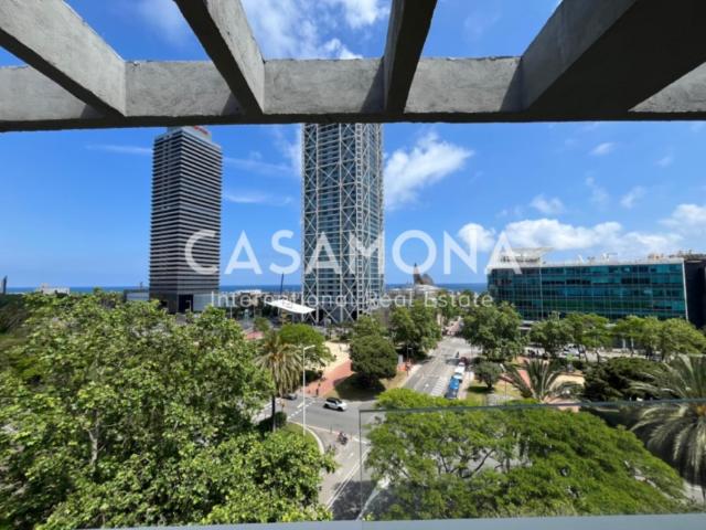 One of a Kind Duplex Penthouse Large Private Terrace with 360 Degree Views In Villa Olímpica