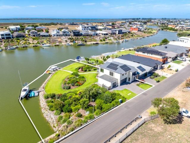 One of the largest waterfront frontages ever released an impressive 75 metres