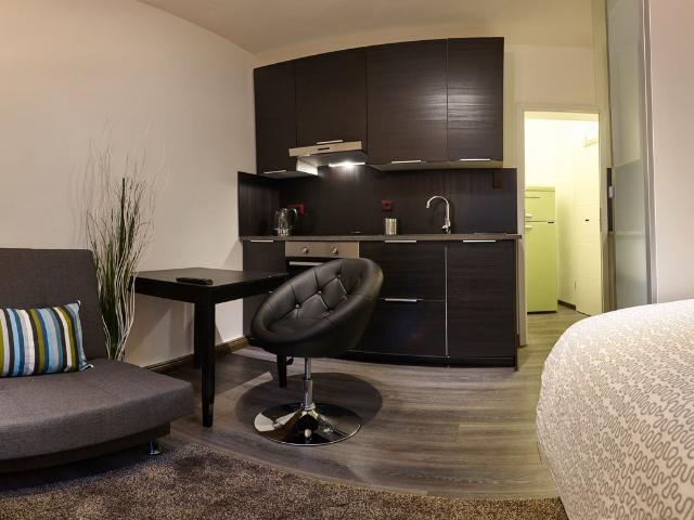 One room apartment with 1 single bed and a sofa bed, Dortmund Amsterdam Apartments for Rent