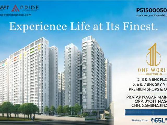 One World Phase 1,Shahnoorwadi 3 BHK Apartment For Sale Aurangabad