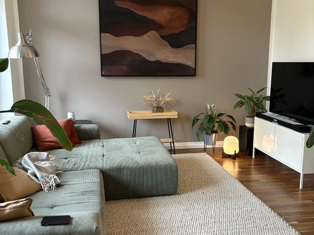 One Year Leipzig City Center in Four Room Apartment