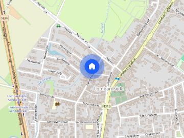 Ongemeubeld appartement met 1 slaapkamer