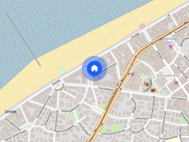 Ongemeubeld appartement op toplocatie in Koksijde