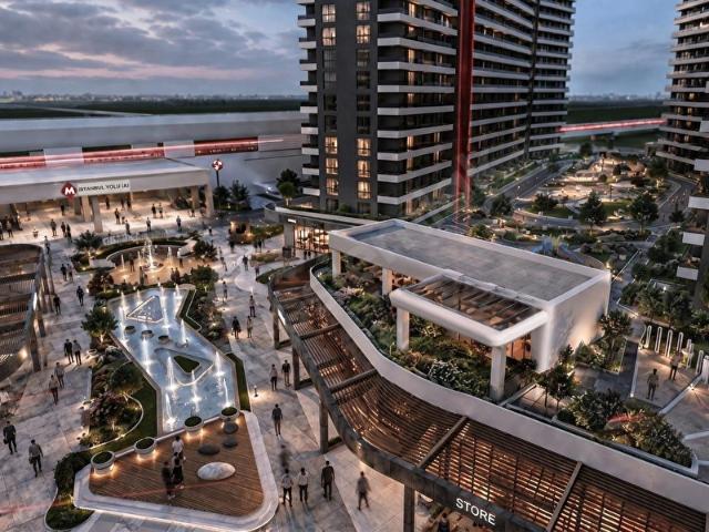 ONYX METRO PROJESİ BÜYÜK 2+1 AMERİKAN MUTFAK SATILIK DAİRELER