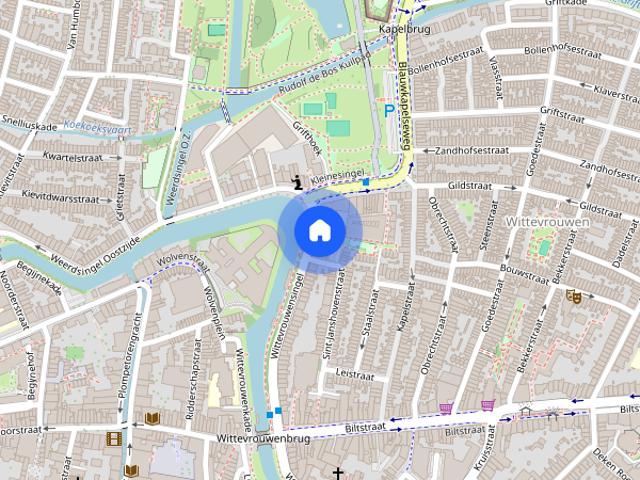 Onzelfstandig appartement beschikbaar voor studenten op A Locatie aan de Wittevrouwensingel te Utrecht
