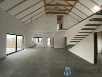 Nowoczesny dom typu stodoła 280 m² z dużym ogrodem
