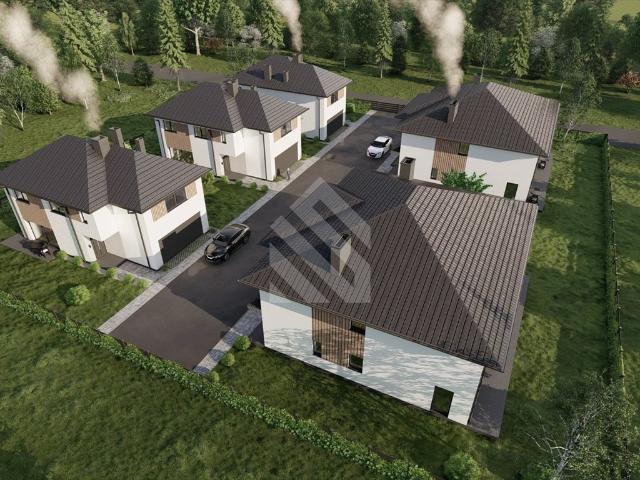 Nowoczesny bliźniak z garażem i tarasem w Osielsku