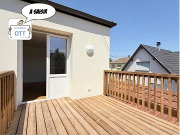 OSTWALD RARE 4P Etat Neuf Bi Famille avec Terrasse!