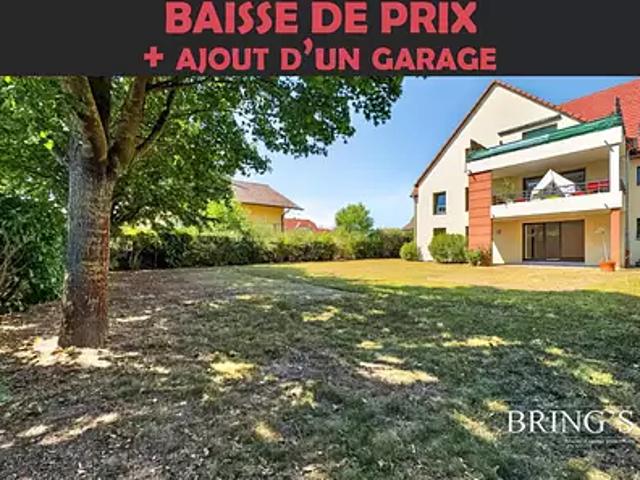 Ostheim 68150 Achat / Vente appartement 4 pièces t4 terrasse garage
