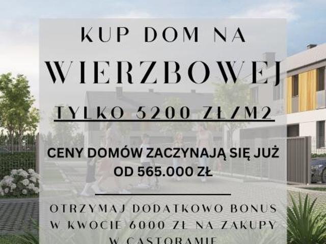Nowoczesny dom z ogródkiem, garaż, 4 sypialnie, 108,56 m2