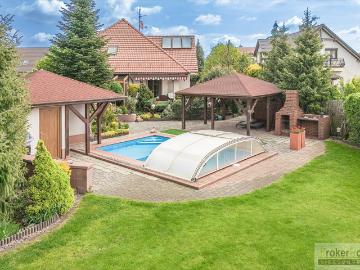 Ekskluzywny dom z basenem i garażem, 180 m2, Opole
