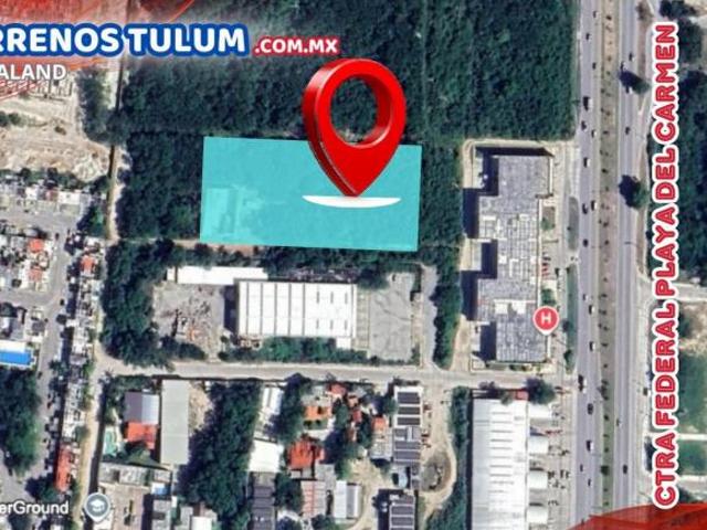 OPORTUNIDAD TERRENODE 967 M2 A 50 MTS DE LA CRTA PLAYA DEL CARMEN
