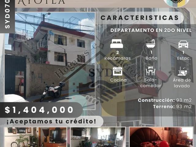 Oportunidad Única: Apartamento en Venta en Ayotla, Ixtapaluca